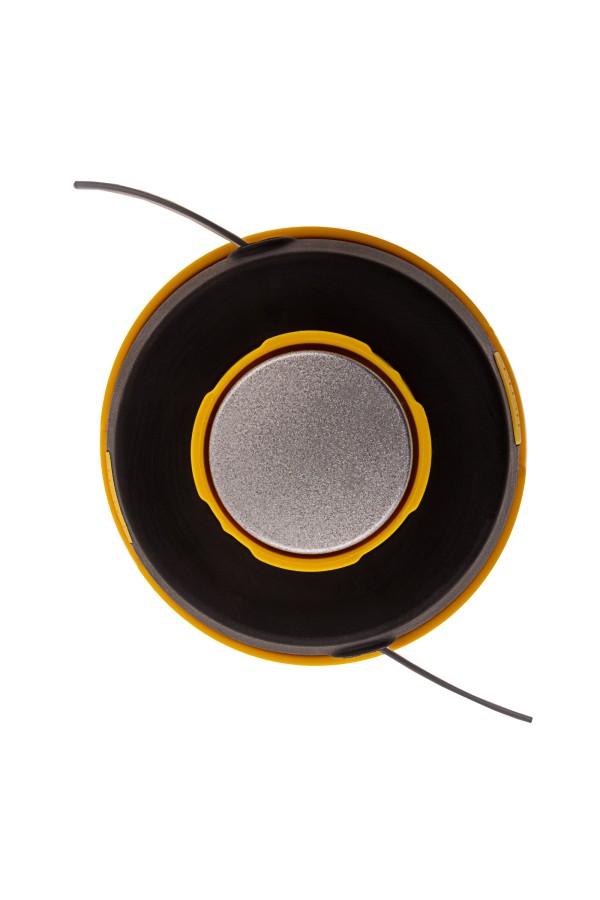 Катушка триммерная полуавтоматическая, легкая заправка лески, гайка M10x1.25, винт M10-M10, подшипник Denzel