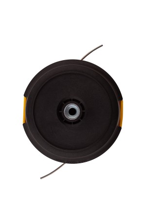 Катушка триммерная полуавтоматическая, легкая заправка лески, гайка M10x1.25, винт M10-M10, алюминиевая кнопка Denzel