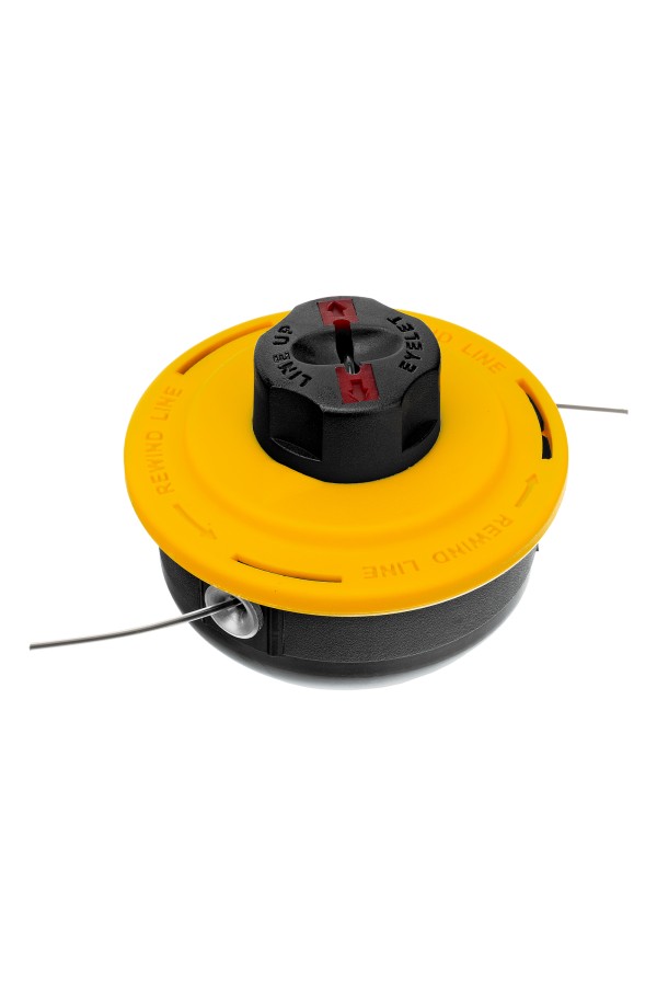 Катушка триммерная полуавтоматическая, легкая заправка лески, гайка M8x1.25, винт M8-M8 Denzel