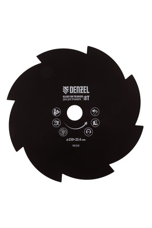 Диск для триммера, 230 х 25.4 мм, толщина 1.6 мм, 8 лезвий Denzel