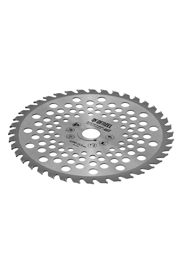 Диск для триммера, 230 х 25.4 мм, толщина 1.3 мм, 40 зубьев Denzel