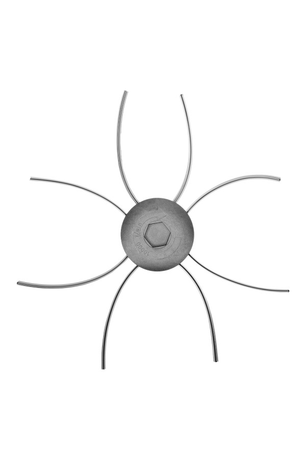 Головка триммерная универсальная, алюминиевый корпус, леска до 4 мм Denzel