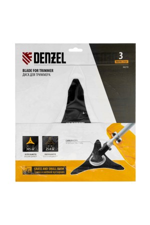 Диск для триммера , 305 х 25,4   3 лезвия// Denzel