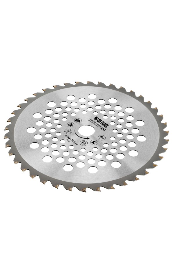 Диск для триммера , 255 х 25,4  40 зубьев Denzel