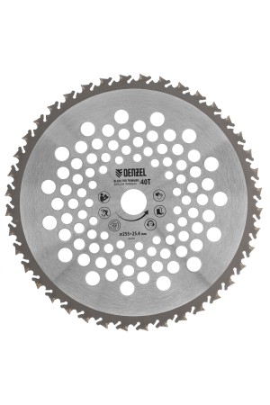 Диск для триммера ,  255 х 25,4  40 зубов,  Anti-Kick// Denzel