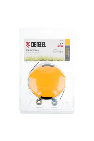 Катушка  триммер. полуавтомат. легкая заправка гайка М10 М10 М8, лев. шаг 1,0  1,25мм// Denzel