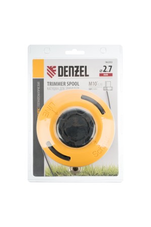 Катушка триммер. полуавтомат., гайка М10, М10, М12, лев. шаг 1,25 1,5 1,5мм// Denzel