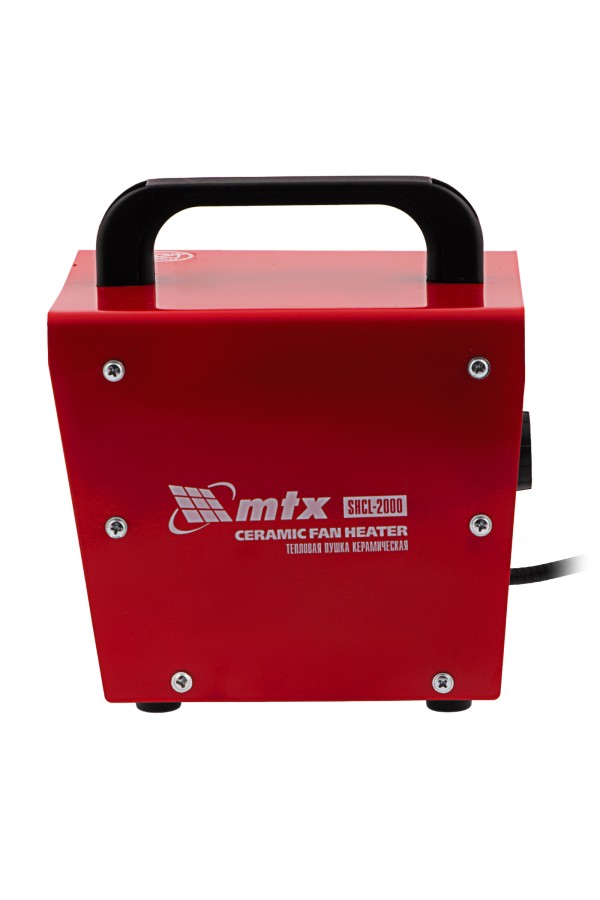 Тепловая пушка керамическая SHCL-2000, квадратная, 230 В, 125 м3/ч, 1/2 кВт// MTX