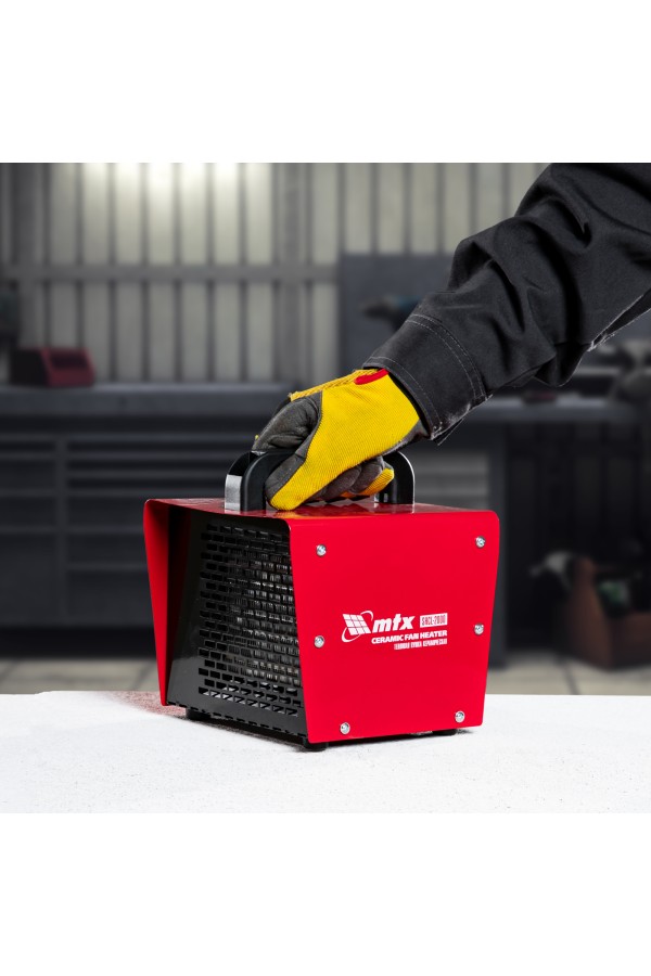 Тепловая пушка керамическая SHCL-2000, квадратная, 230 В, 125 м3/ч, 1/2 кВт// MTX