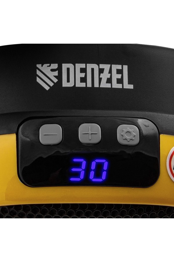 Тепловентилятор портативный керамический DTFC-700, 3 реж. вентилятор, нагрев 700 Вт Denzel