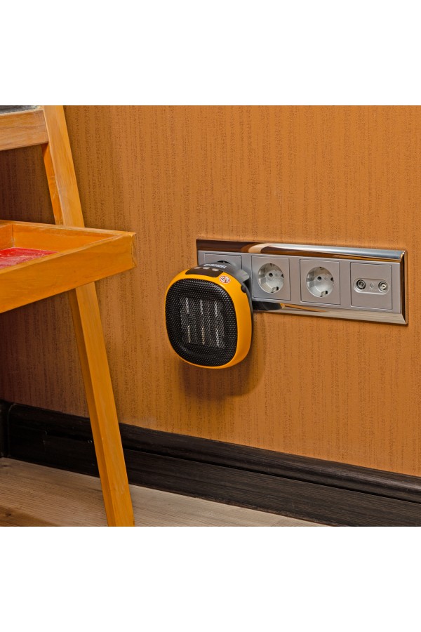 Тепловентилятор портативный керамический DTFC-700, 3 реж. вентилятор, нагрев 700 Вт Denzel