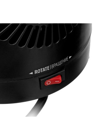 Тепловентилятор керамический DTFC-1200S, вращение, 3 реж., вент., нагрев 600/1200 Вт // Denzel