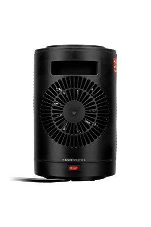 Тепловентилятор керамический DTFC-1200S, вращение, 3 реж., вент., нагрев 600/1200 Вт // Denzel