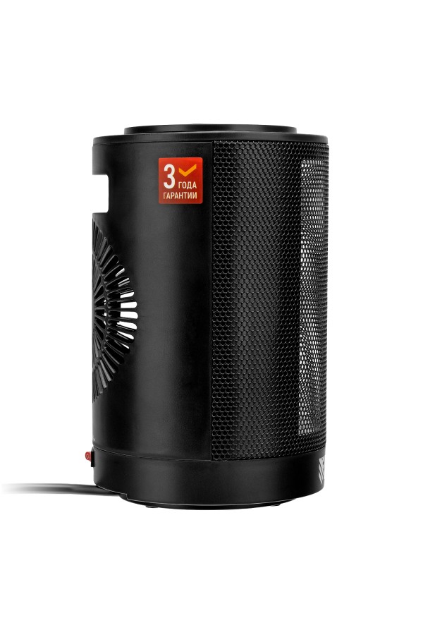 Тепловентилятор керамический DTFC-1200S, вращение, 3 реж., вент., нагрев 600/1200 Вт Denzel