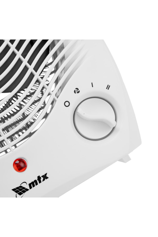 Тепловентилятор электрический, спиральный FHS-2000, 3 режима, вентилятор, нагрев 1000/2000 Вт MTX