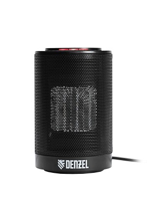 Тепловентилятор электрический керамический DTFC-1200, 3 режима, вентилятор, нагрев 600/1200 Вт Denzel