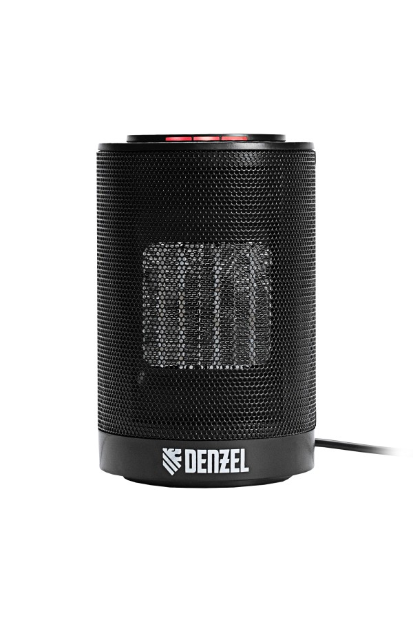 Тепловентилятор электрический керамический DTFC-1200, 3 режима, вентилятор, нагрев 600/1200 Вт Denzel