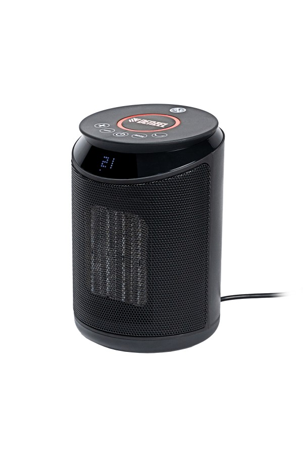 Тепловентилятор электрический керамический DTFC-2000, пульт, 3 режима, вентилятор, нагрев 1000/2000 Вт Denzel