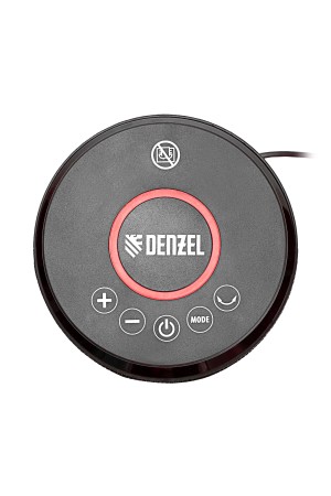 Тепловентилятор электрический керамический DTFC-2000, пульт, 3 режима, вентилятор, нагрев 1000/2000 Вт Denzel