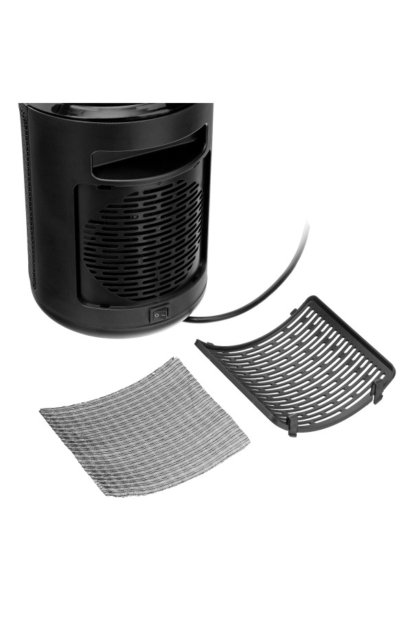 Тепловентилятор керамический DTFC-2000X, 2 кВт, wi-fi, пульт, динамик, вращение, 3 реж. Denzel