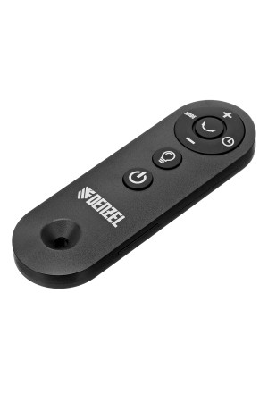 Тепловентилятор керамический DTFC-2000X, 2 кВт, wi-fi, пульт, динамик, вращение, 3 реж. // Denzel