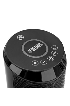 Тепловентилятор керамический DTFC-2000X, 2 кВт, wi-fi, пульт, динамик, вращение, 3 реж. // Denzel