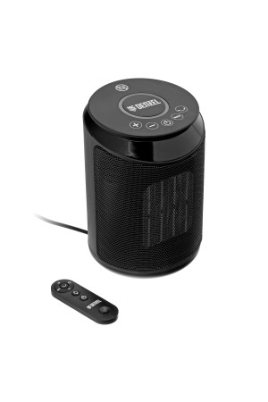 Тепловентилятор керамический DTFC-2000X, 2 кВт, wi-fi, пульт, динамик, вращение, 3 реж. // Denzel