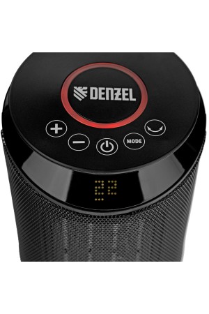 Тепловентилятор керамический DTFC-2000X, 2 кВт, wi-fi, пульт, динамик, вращение, 3 реж. // Denzel