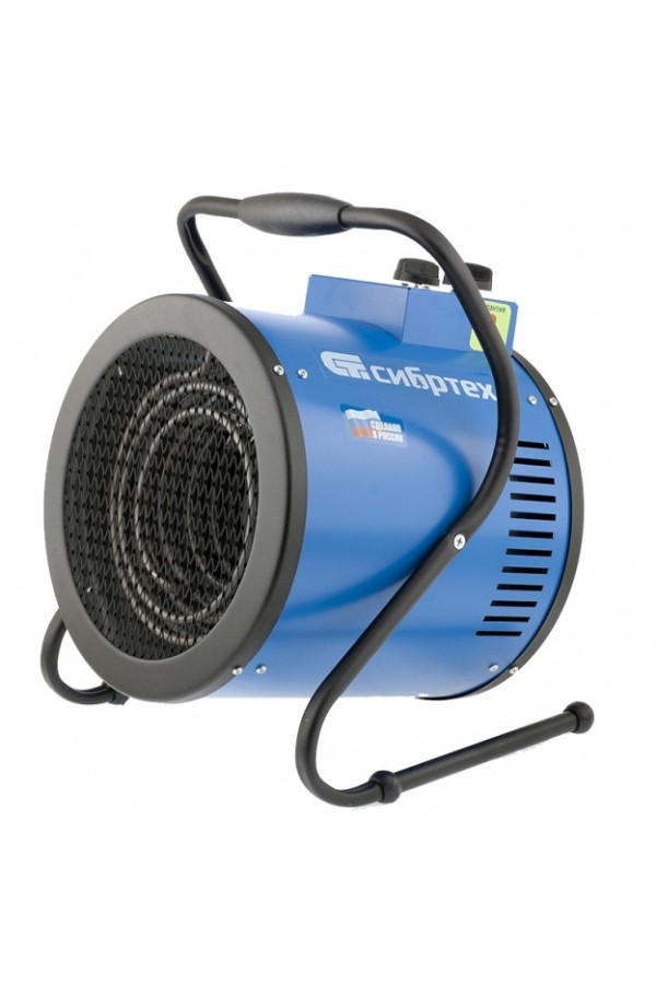 Тепловая пушка BHR 6/9-820 (тепловентилятор) 380 В, 3 режима, вентилятор, 6000-9000Вт, 33 град Сибртех