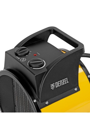 Тепловая пушка, керамический нагреватель (тепловентилятор) DHC 5-400, 230 В, 0.04/3/5 кВт Denzel