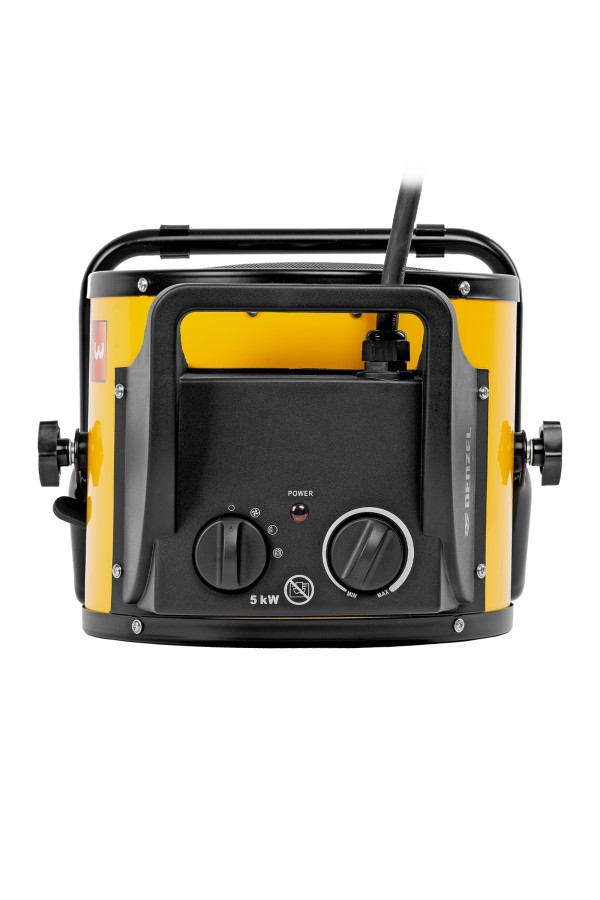 Тепловая пушка, керамический нагреватель (тепловентилятор) DHC 5-400, 230 В, 0.04/3/5 кВт Denzel