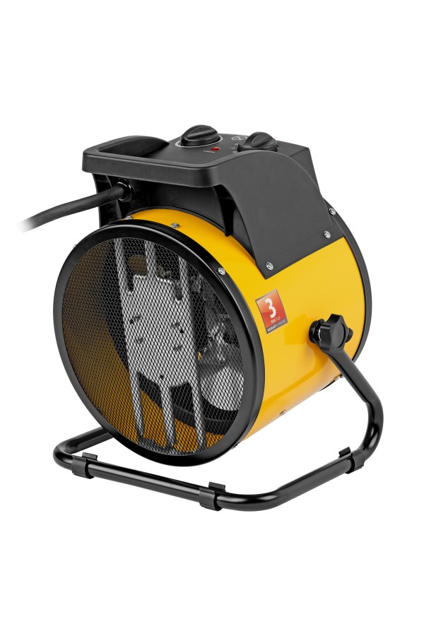 Тепловая пушка, керамический нагреватель (тепловентилятор) DHC 5-400, 230 В, 0.04/3/5 кВт Denzel