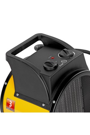 Тепловая пушка, керамический нагреватель (тепловентилятор) DHC 5-400, 230 В, 0.04/3/5 кВт Denzel