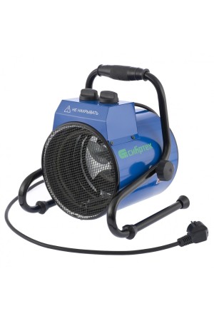 Тепловая пушка ТВ-3 (тепловентилятор) 220 В, 3 режима, вентилятор, 1500-3000 Вт Сибртех