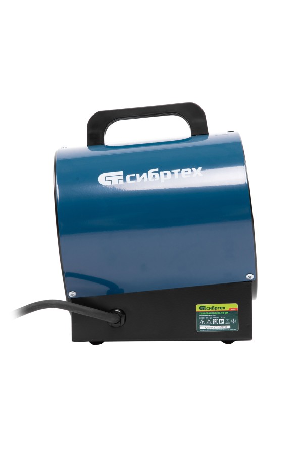 Тепловая пушка ТВ-3М (тепловентилятор) 230 В, 3 режима: вентилятор/1500 Вт /3000 Вт Сибртех
