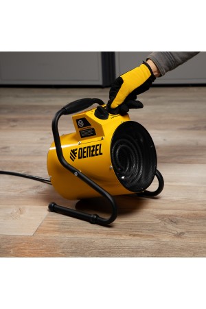 Тепловая пушка SFH-5000, 230 В, 260 м3/ч, вентилятор 3 режима, 3000/4500 Вт Denzel