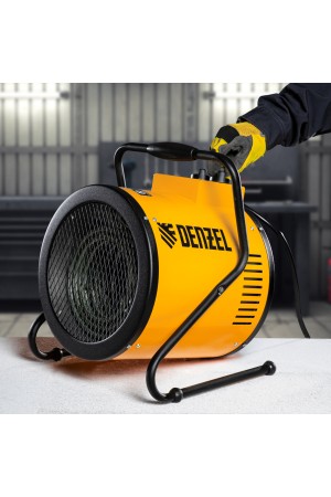 Тепловая пушка SFH-9000, 400 В, 850 м3/ч, вентилятор 3 режима, 6000/9000 Вт Denzel