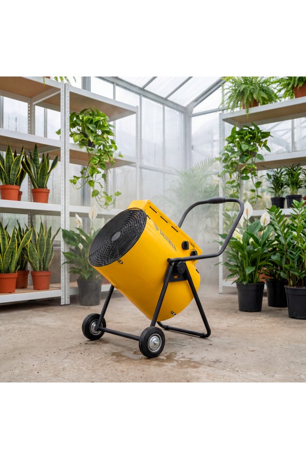 Тепловая пушка SFH-15000, 400 В, 1600 м3/ч, вентилятор 3 режима, 9000/15000 Вт Denzel