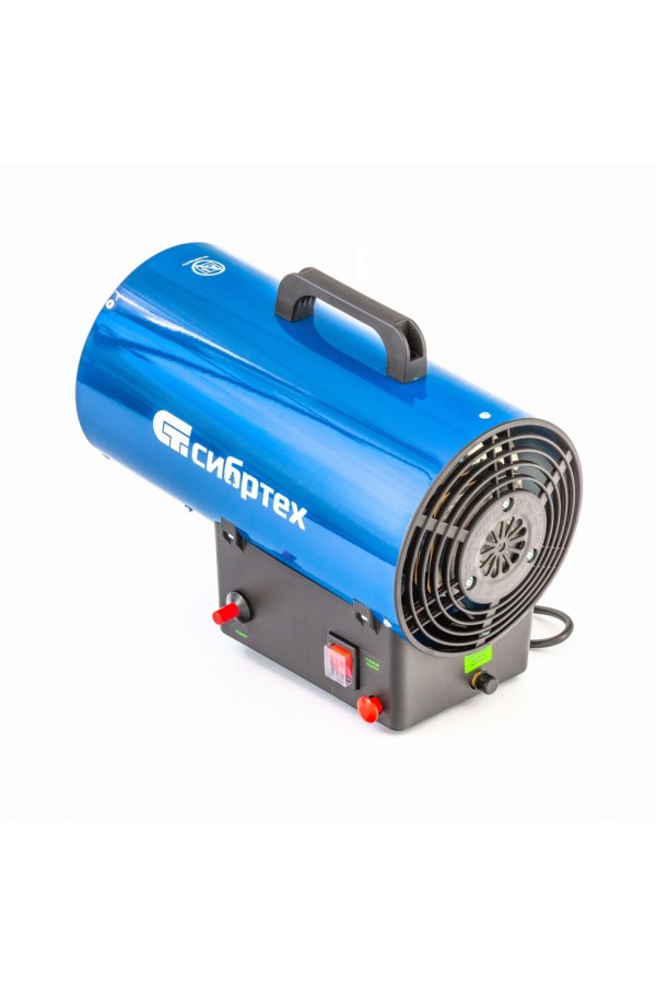 Газовая тепловая пушка СТГ-10, 10 кВт, 300 м3/ч, пропан-бутан Сибртех