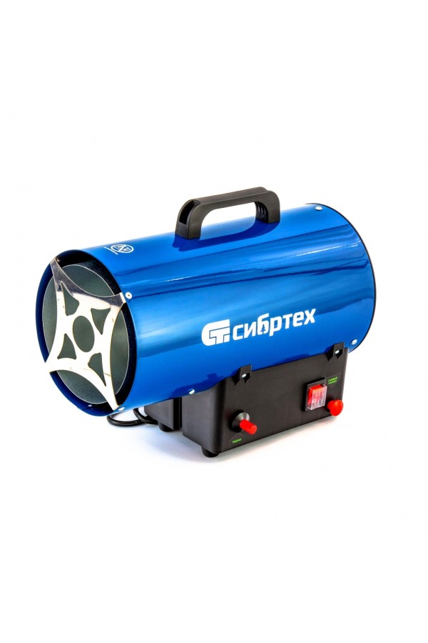 Газовая тепловая пушка СТГ-10, 10 кВт, 300 м3/ч, пропан-бутан Сибртех