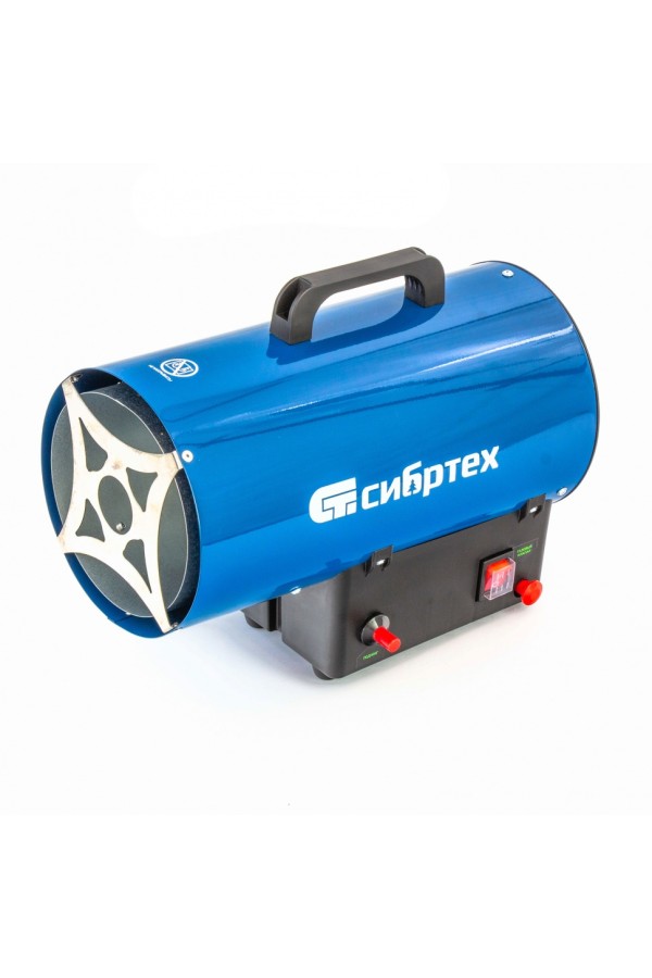 Газовая тепловая пушка СТГ-15, 15 кВт, 500 м3/ч, пропан-бутан Сибртех