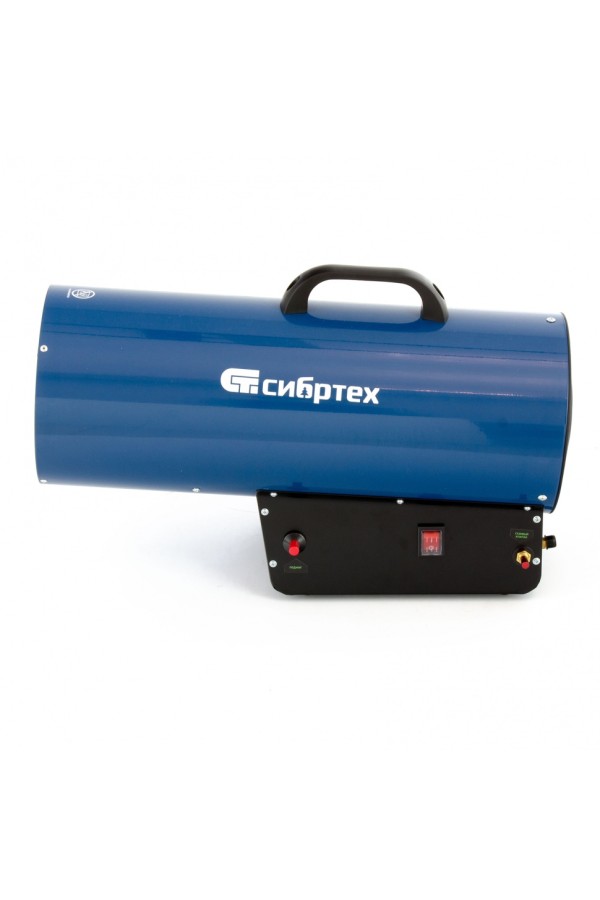 Газовая тепловая пушка СТГ-50, 50 кВт, 1400 м3/ч, пропан-бутан Сибртех