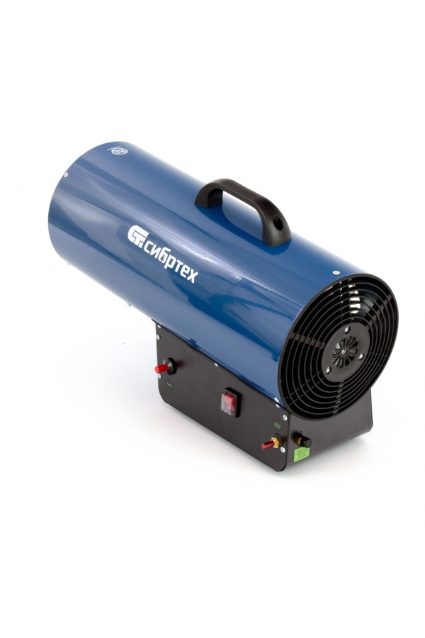 Газовая тепловая пушка СТГ-50, 50 кВт, 1400 м3/ч, пропан-бутан Сибртех