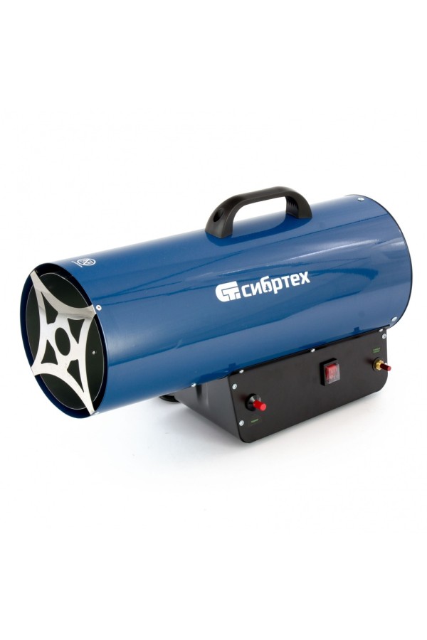 Газовая тепловая пушка СТГ-50, 50 кВт, 1400 м3/ч, пропан-бутан Сибртех