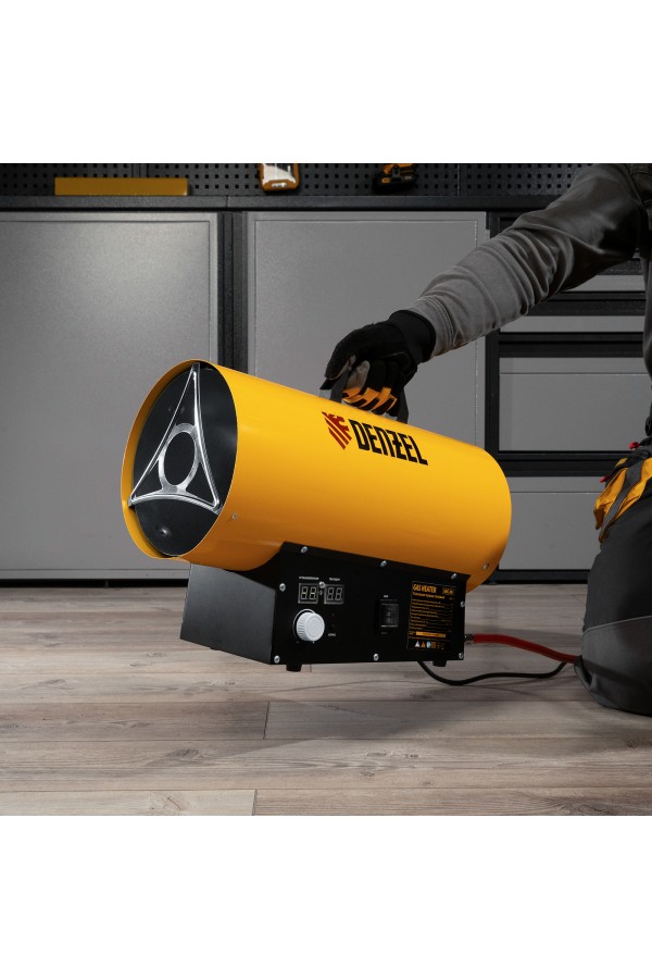 Газовая тепловая пушка GHG-30i, 30 кВт, цифровой термостат, пропан-бутан Denzel