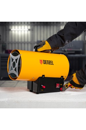 Газовая тепловая пушка GHG-15, 15 кВт, 500 м3/ч, пропан-бутан Denzel