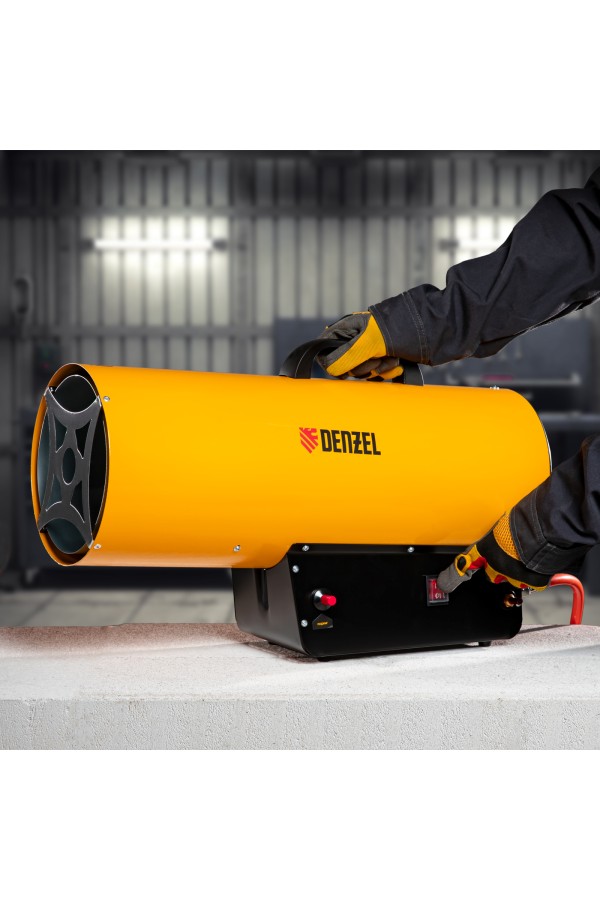 Газовая тепловая пушка GHG-50, 50 кВт, 1400 м3/ч, пропан-бутан Denzel
