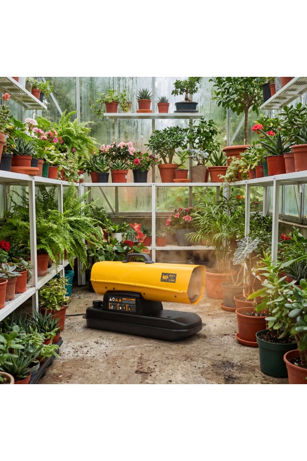 Дизельная тепловая пушка DHG-25i, 25 кВт, 600 м3/ч, прямой нагрев, термостат Denzel