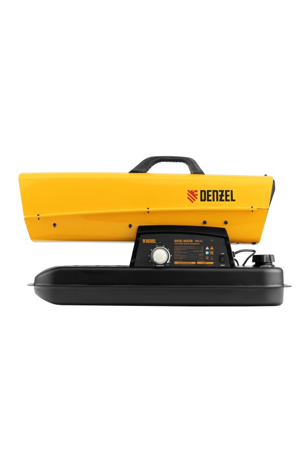 Дизельная тепловая пушка DHG-25i, 25 кВт, 600 м3/ч, прямой нагрев, термостат Denzel