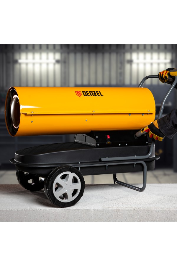 Дизельная тепловая пушка DHG-30, 30 кВт, 750 м3/ч, прямой нагрев Denzel